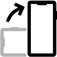 スマホを縦向きに